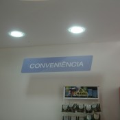Placa de PVC com adesivo