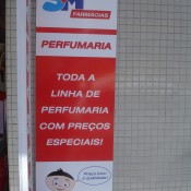 Placa de PVC com adesivo