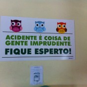Placa de PVC com adesivo