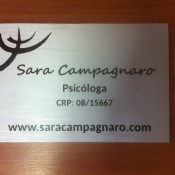 Placa de PVC com adesivo