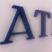 letras caixa em PVC