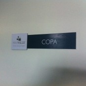 Placa de PVC com adesivo